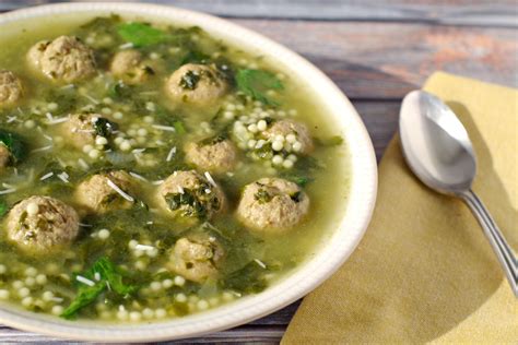 easy-italian-wedding-soup-recipe-with-frozen-meatballs image