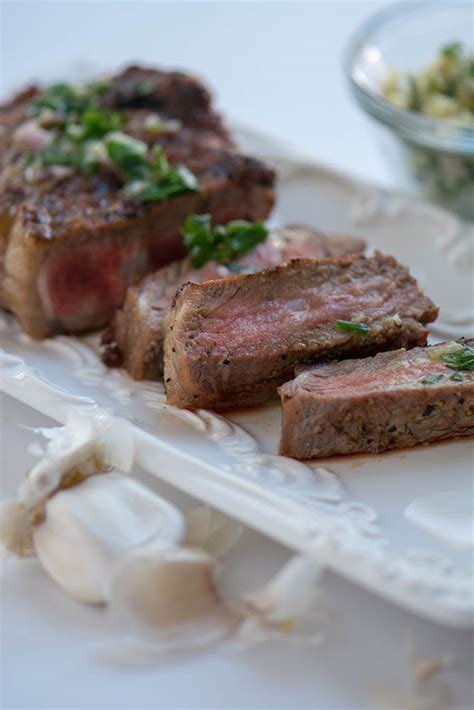 herb-butter-grilled-ribeye-steak-15-minutes-kitchen image