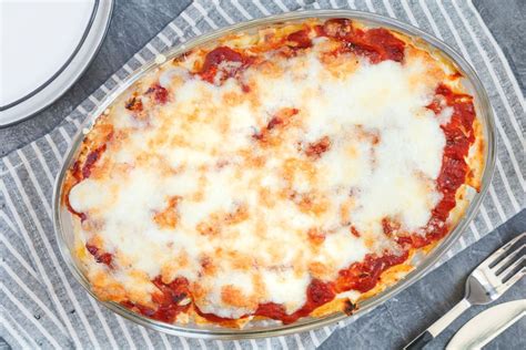 easy-baked-ziti-with-three-cheeses-recipe-the-spruce image