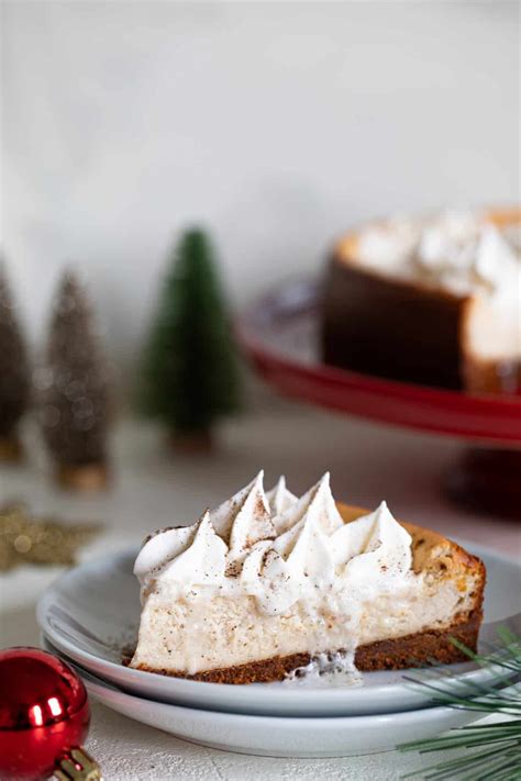 spiced-chai-cheesecake-gingersnap-crust-simple image