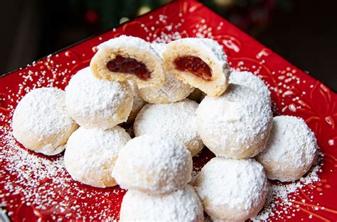 filled-almond-snowball-cookies-italian-food-forever image