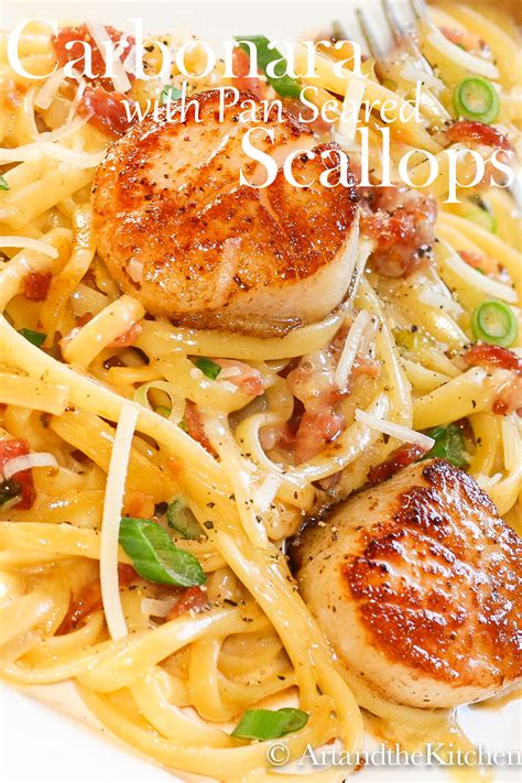 carbonara-with-pan-seared-scallops-art-and-the-kitchen image