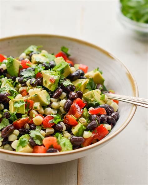 black-bean-salad-with-corn-avocado-lime image