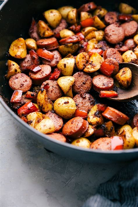 sausage-and-potatoes-skillet-meal-chelseas-messy image