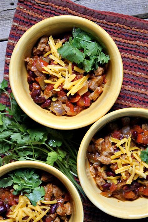 quick-and-easy-pork-and-bean-chili-recipe-girl image