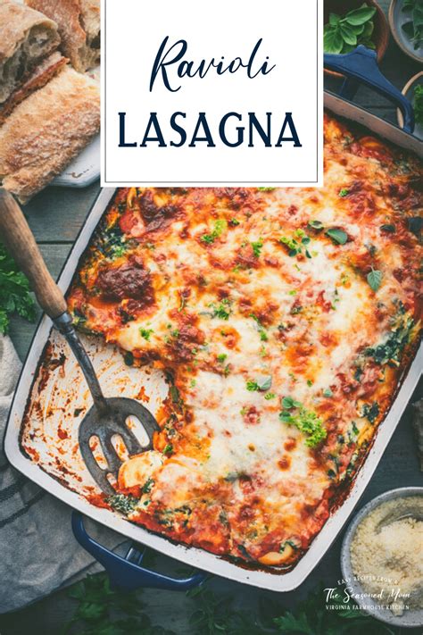 ravioli-lasagna-with-ricotta-and-spinach-the-seasoned image