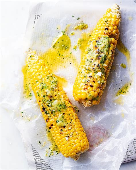 corn-on-the-cob-with-garlic-herb-butter-delicious image