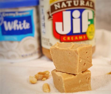 2-ingredient-peanut-butter-fudge-easy-microwave image