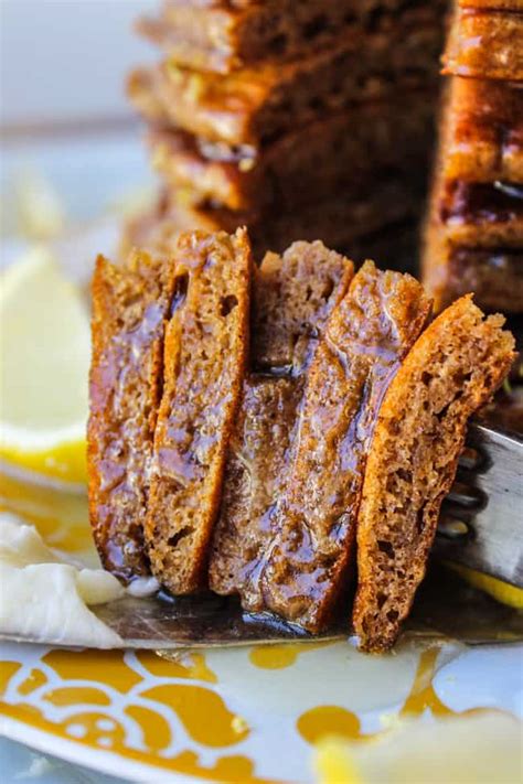 gingerbread-pancakes-with-lemon-syrup-the-food image