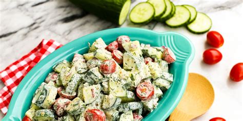 cucumber-tomato-salad-with-creamy-herb-dressing image