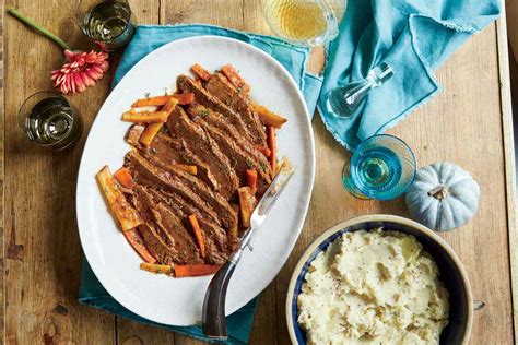 braised-cola-and-bourbon-brisket-recipe-southern-living image