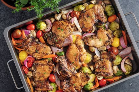 one-pan-balsamic-chicken-with-roasted-vegetables image