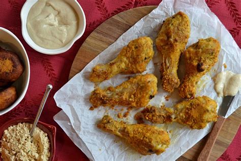 falafel-crusted-chicken-with-tahini-sauce image