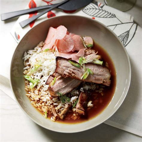 braised-pork-belly-with-pickled-radishes-recipe-gail image