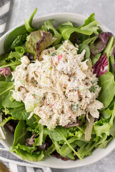 healthy-chicken-salad-recipe-with-greek-yogurt-the image