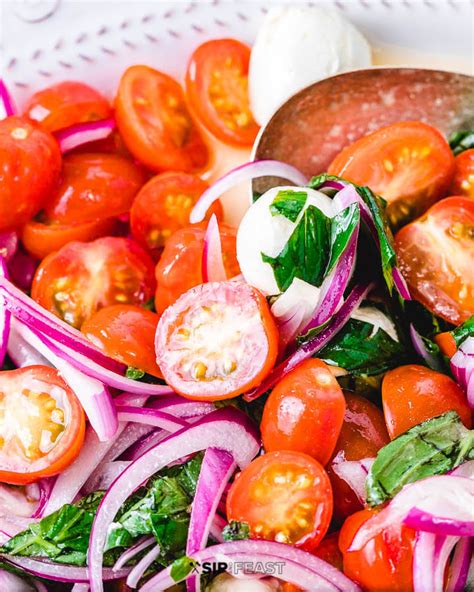tomato-mozzarella-salad-with-easy-vinaigrette-sip-and image