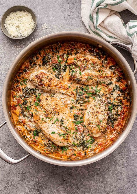 creamy-italian-chicken-skillet-recipe-runner image
