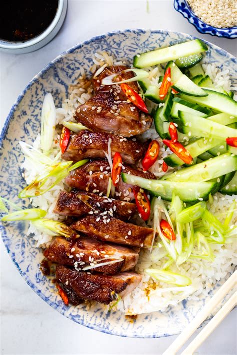 pan-seared-duck-breast-with-honey-soy-glaze-simply image