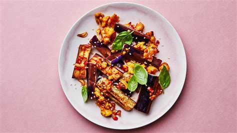 stir-fried-eggplant-with-basil-and-chiles-recipe-bon image