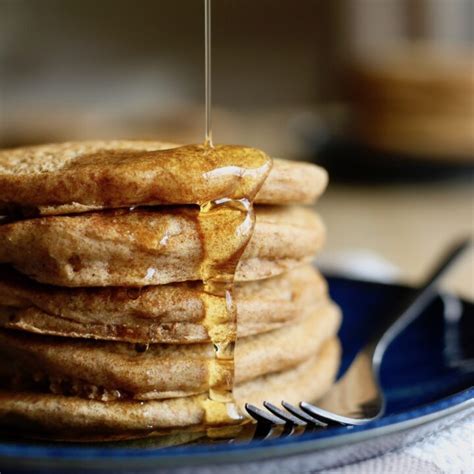 whole-wheat-vegan-buttermilk-pancakes-the image