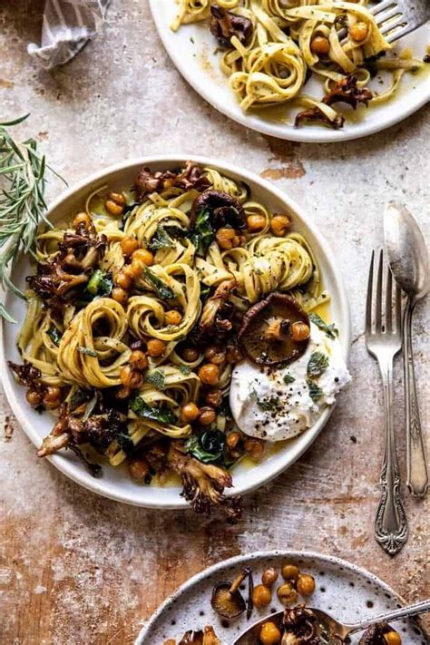 slow-roasted-mushroom-pasta-with-crisp-rosemary image