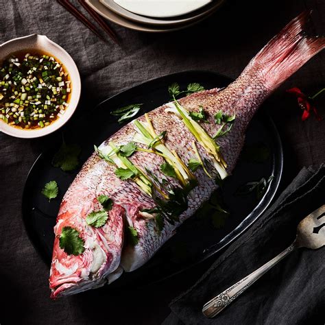 ginger-onion-whole-steamed-fish-recipe-on-food52 image
