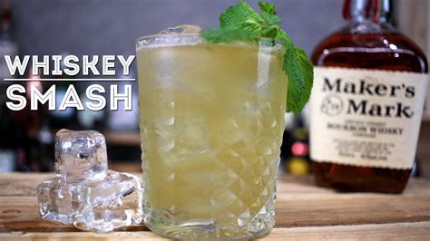 whiskey-smash-cocktail-recipe-youtube image