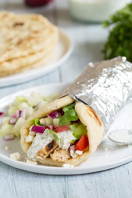 gyros-with-greek-chicken-and-homemade-greek-pita image