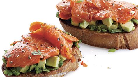 open-face-smoked-salmon-and-avocado-sandwiches image