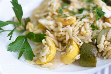 roasted-summer-squash-with-orzo-finding-silver image