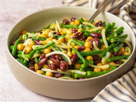 honey-mustard-three-bean-salad-easy-vegan-make image