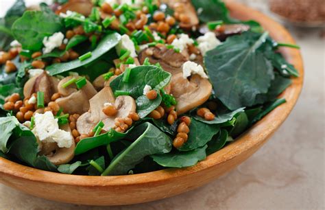 warm-marinated-mushroom-lentil-salad-with-feta-lentilsorg image