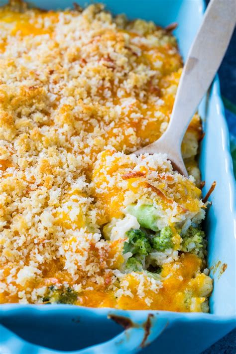 cheesy-broccoli-and-rice-casserole-from-scratch image