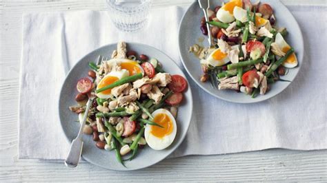 tuna-bean-salad-recipe-bbc-food image