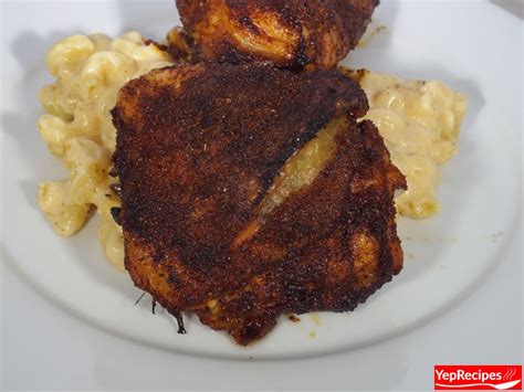 crispy-picnic-chicken-thighs-recipe-yeprecipes image