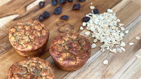 banana-oat-muffins-with-cranberries-no-sugar-my image