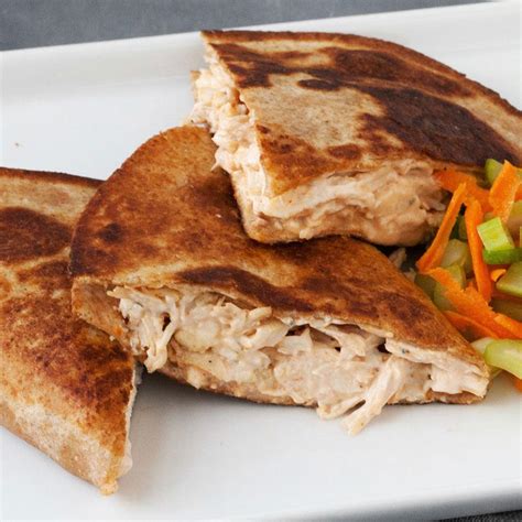 buffalo-chicken-quesadillas-recipe-eatingwell image