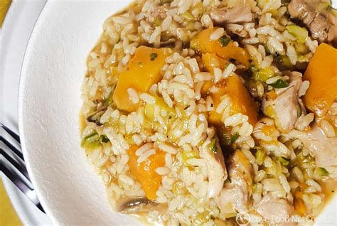 instant-pot-chicken-and-pumpkin-risotto-love-food image