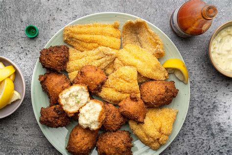basic-deep-fried-catfish-fillets-with-hush-puppies image