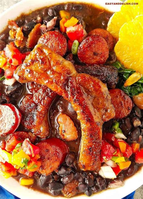 feijoada-recipe-brazilian-black-bean-stew-easy image