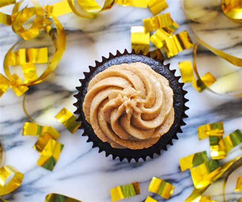 flourless-brownie-cupcakes-with-peanut-butter-frosting image