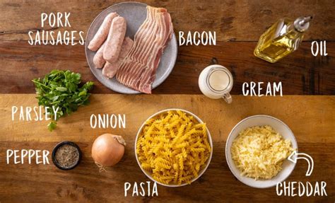 creamy-sausage-pasta-with-bacon-nickys-kitchen image