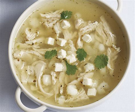 chicken-soup-with-lime-and-hominy image