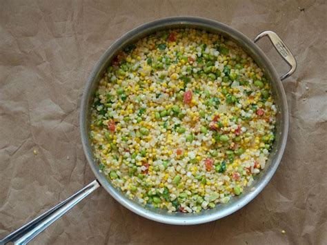 creamed-corn-succotash-with-cotija-food-network image