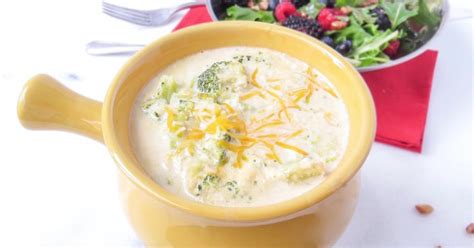 quick-and-easy-broccoli-cheese-soup-just-5-ingredients image