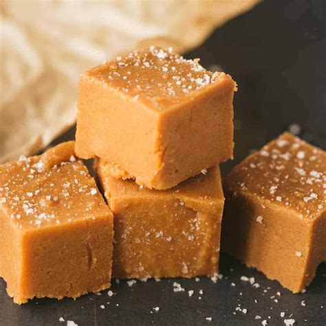 salted-caramel-fudge-only-5-ingredients-amy-treasure image