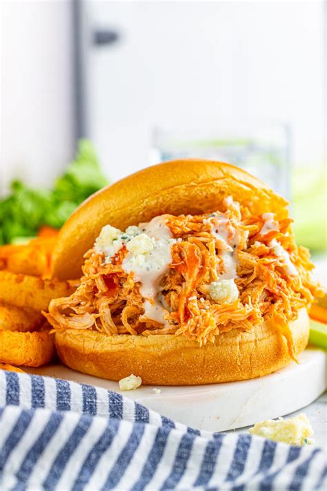 slow-cooker-buffalo-chicken-sandwiches-this-silly image