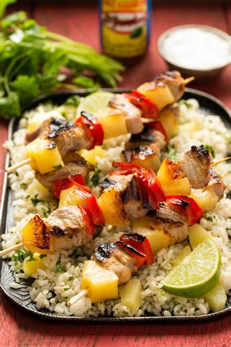 pork-kabobs-with-pineapple-dinner-at-the-zoo image