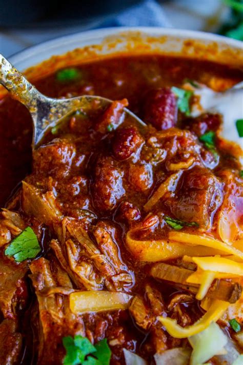 the-best-chili-recipe-ive-ever-made-slow-cooker-the-food image
