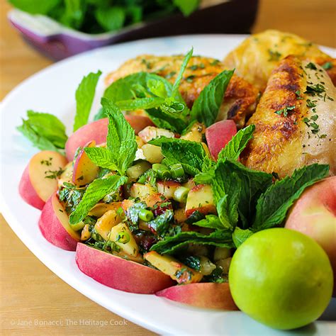 grilled-chicken-with-peach-chimichurri-sauce-gluten image